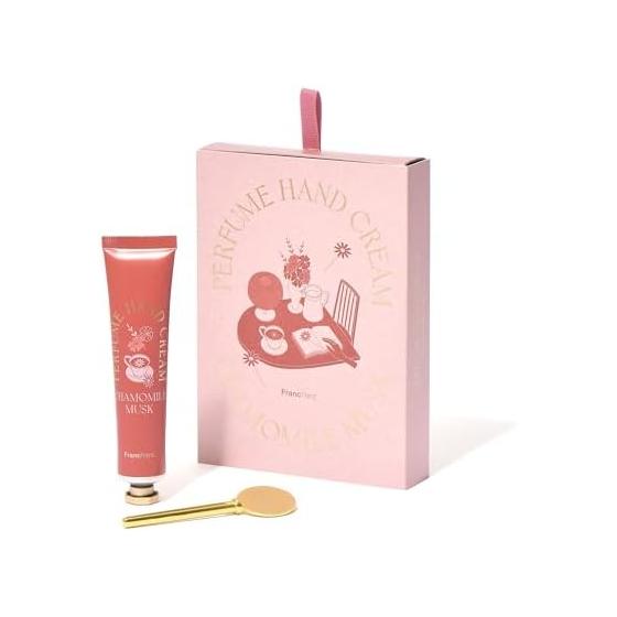 Francfranc Perfume Hand Cream Gift Set 50g Musk Pink Set of 2 Gift Gift Present Shea Butter Hyaluronic Acid Collagen Contains