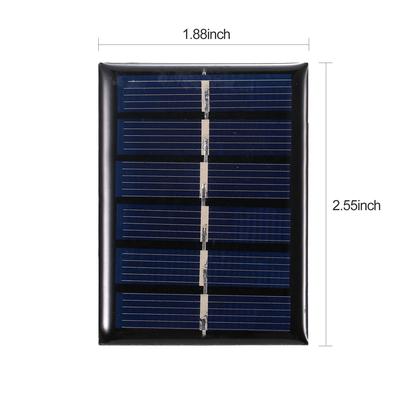 0,3 W 3 V Mini-Solarpanel, polykristallines Silizium, kleine Solarzelle, DIY, wasserdicht, Camping, tragbar