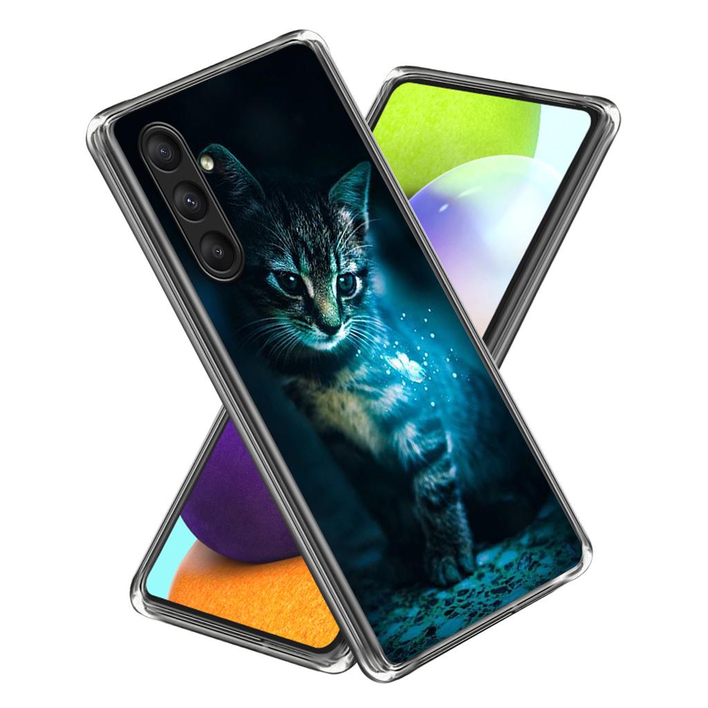 For Samsung Galaxy A25 5G (Global) (161.0 x 76.5 x 8.3mm) Case Pattern Printing Anti-drop TPU Phone Cover