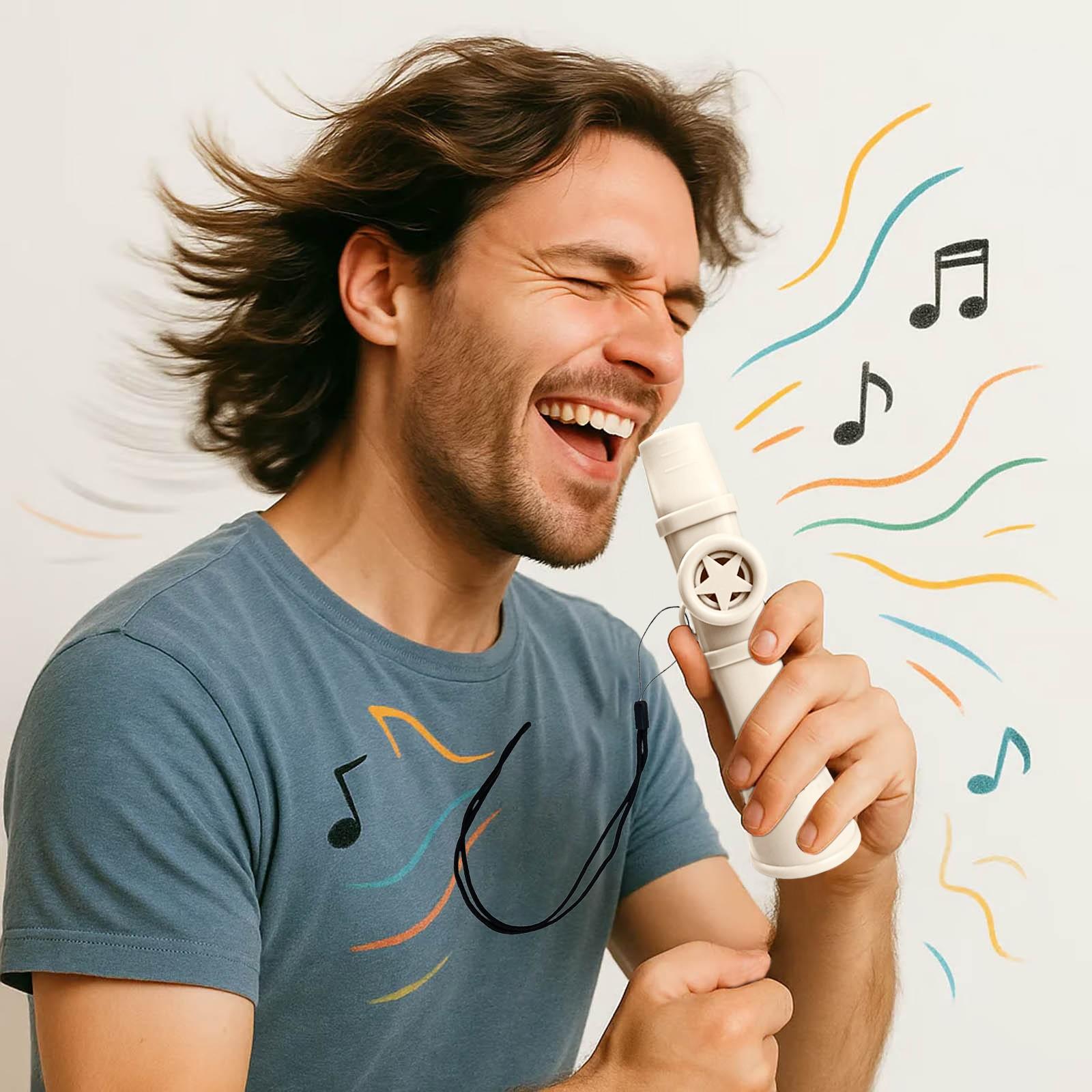 

Музыкальный инструмент и простая в игре жужжащая игрушка для начинающих, не требующая обучения One Size белый