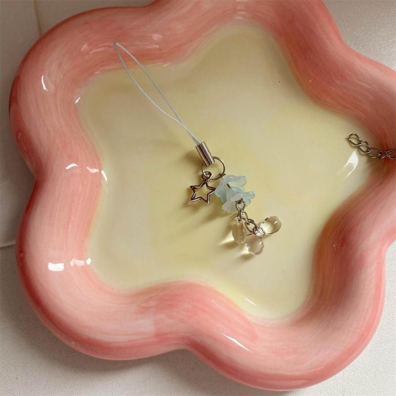 Phone Chain Sweet Keychain Jellyfish Pendant Ornament Backpack Bag Decoration