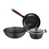 Debo Russell 3-Piece Stainless Steel Cookware Set