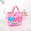 Kuromi Pochacco Cartoon Heart Drawstring Tote Bag For Outings And Storage