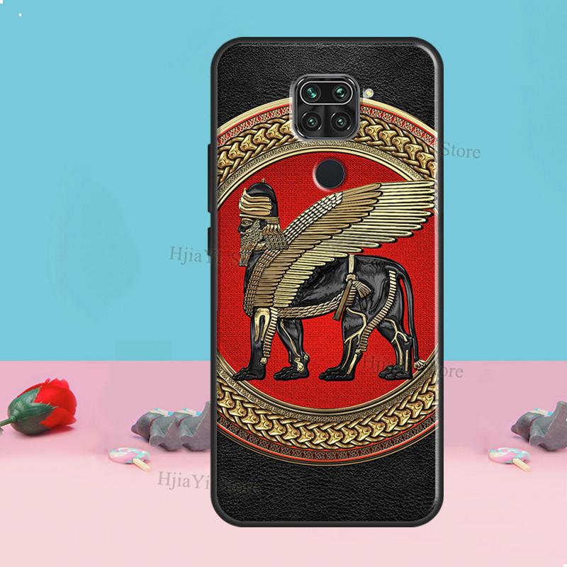 Lamassu Assyrian Winged Lion Case For Redmi Note 8 9 10 11 12 Pro Plus 10S 11S 12S Cover For Redmi 9C 10A 10C 12C Coque