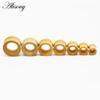 2 Stück Mode Flesh Tunnel Ohrstöpsel große Gauge Piercing Expander braun Bubinga Rosenholz 8mm-20mm Piercing Körperschmuck für Männer