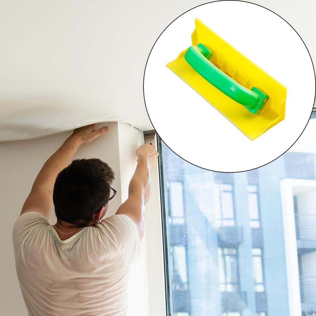 Concrete Edger for Drywall Corners, Professional Corner Trowel with Grip Handle