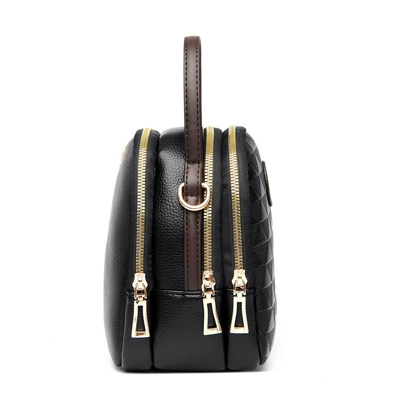 Spring and summer small bag women's bag 2025 new trendy fashion versatile mini shoulder crossbody bag three-layer mobile phone bag