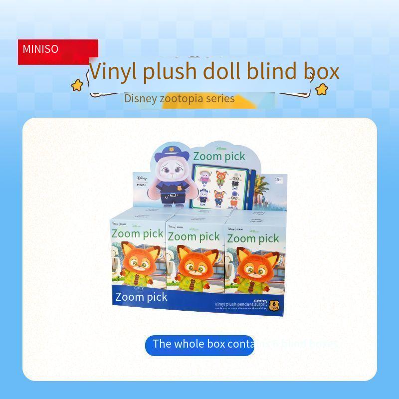 MINISO Authentic Zootopia Series PVC Figurine Surprise Blind Box Doll Pendant Decorative Cute GiftHello Kitty Blind Boxes