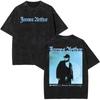 Rapper James Arthur The Pisces World Tour  Printed Tshirt Men Women Hiphop Tshirt Fan Gifts Casual Vintage Washed Tshirt