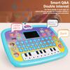 Kids Led Tablet English Learning Machine Music Sound Education Intelligent Story Machine Preschool Animal Letters Study Baby Toy