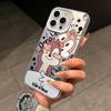 Cartoon Squirrels Chips Dales Phone Case for iPhone 17 Air 16 16e 15 14 Plus 13 12 11 Pro Max X Xs XR 8 Colorful Silver Cover