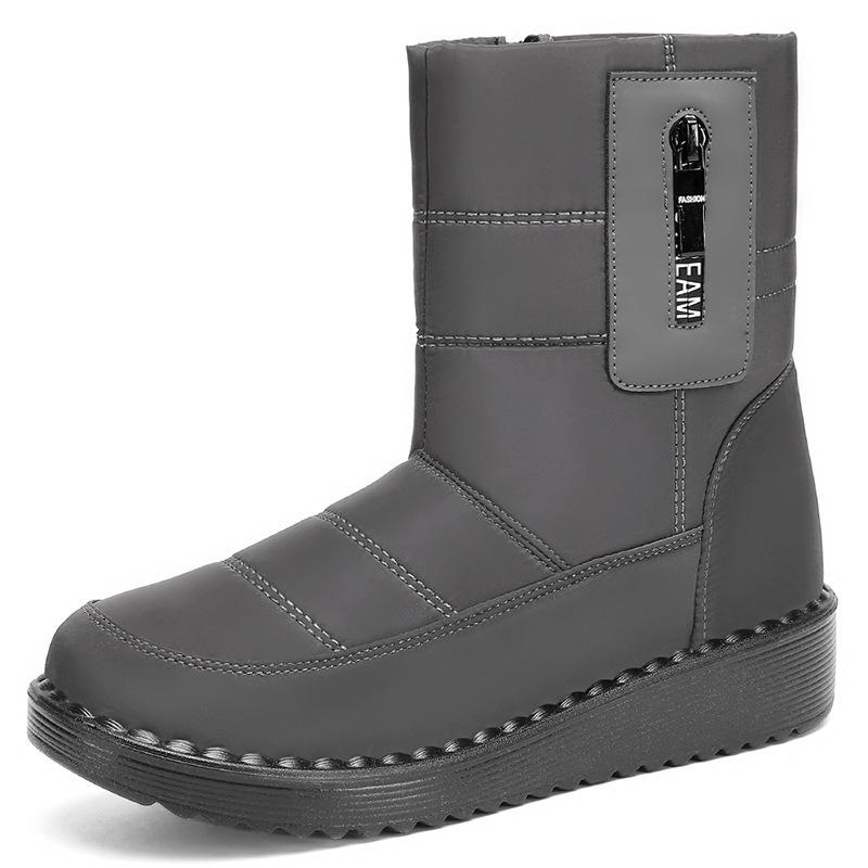 Cotton Shoes Long Cotton Boots Fleece and Thickened Long Boots Warm Sports Snow Boots