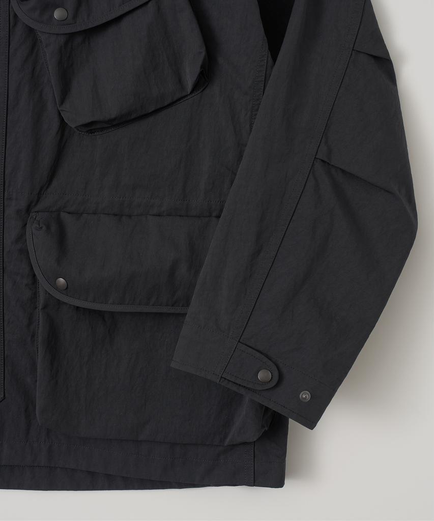 Another Office Motorcycle High-Neck Jacket (Black)