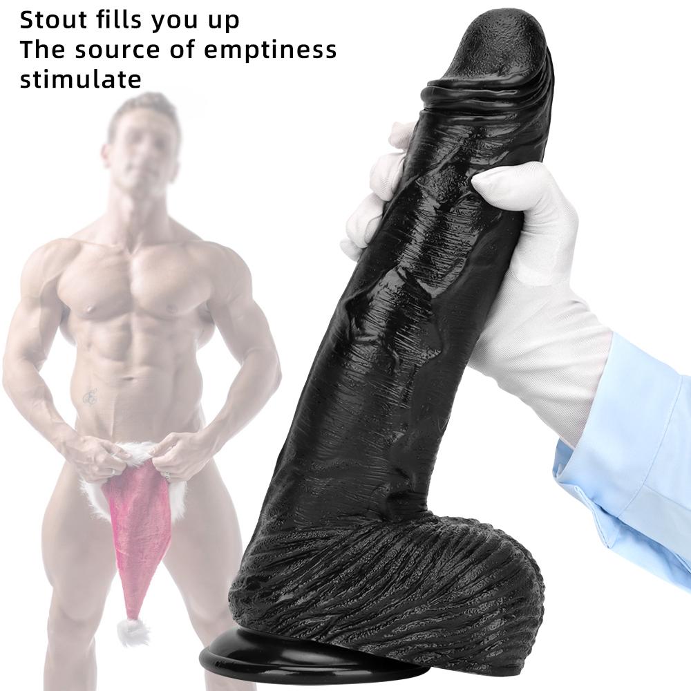 36*7cm Black Giant Anal Expansion Cum Expansion Heterosexual Giant Anal Plug Simulation Dildo