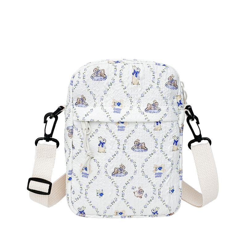 Fashion small bag 2025 new trendy small fresh student messenger bag cute girl small canvas bag