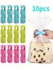 10pcs Snack Sealer Clips For Food Bags, Perfect For Keeping Food Fresh, Suitable For Tea, Milk Powder, Kitchen Tools