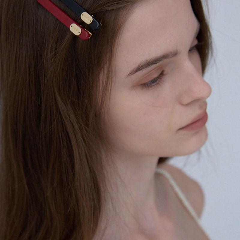 

Marchen Stick hair pin_2color (Left) burgundy+gift box (1,500 won)