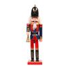 Traditional Holiday Nutcracker Decoration Wooden Nutcracker Christmas Ornament Hand-painted Wooden Nutcracker Soldier for Home