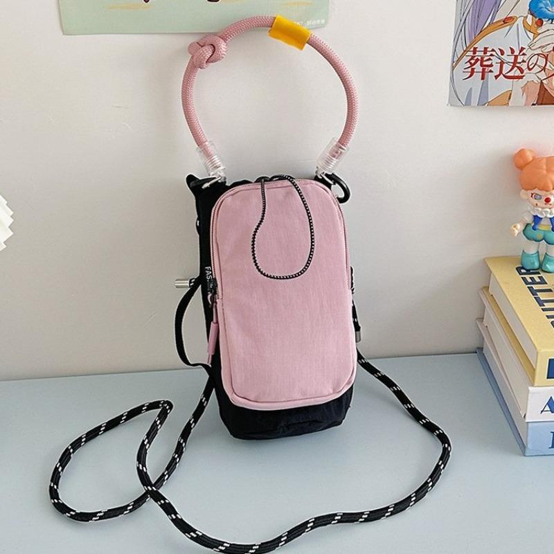 Spring New Orange Fashion Versatile Portable Mobile Phone Bag Small Bag Outdoor Riding Shoulder Messenger Bag Street