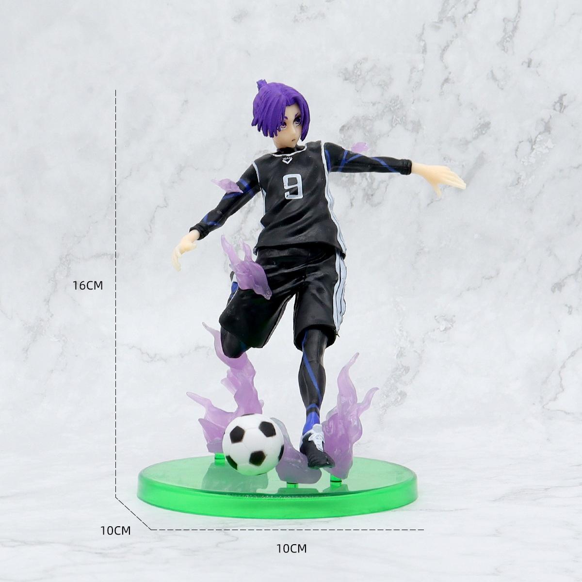 

Аниме синий замок фигурка игрушка футбольный комикс Исаги Йоичи Бачира Мегуру Наги Сейширо Микаге Рео ПВХ модель куклы