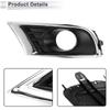 RATCHROLL Front Left Fog Light Grille for Toyota Camry Front Lower Bumper Fog Light Cover Part Number 1 Piece 2009-2011, Insert, 5204006110, ABS,