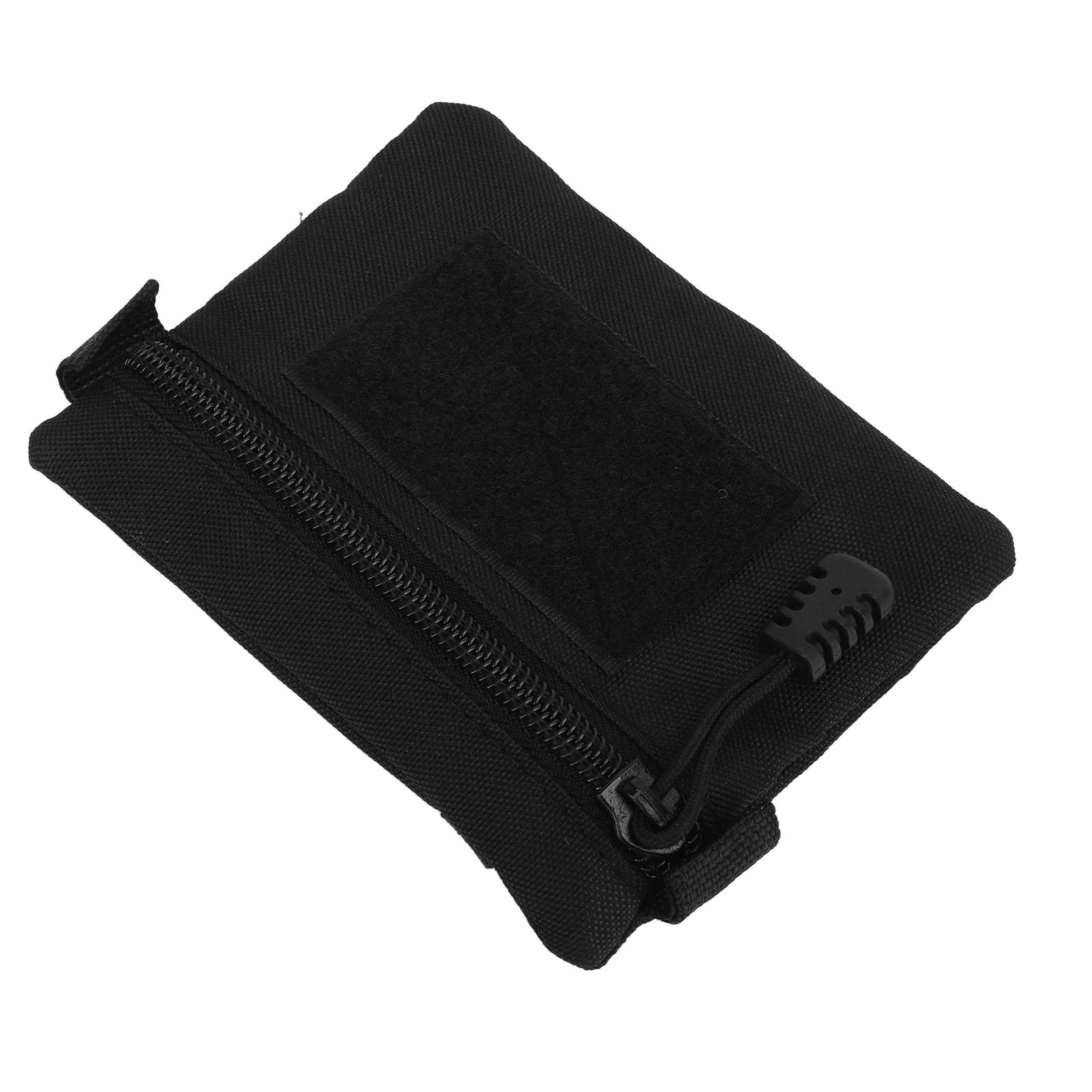 

Кошелек для монет, черный поясной кошелек, нейлоновый портативный карман для хранения, сумка для путешествий на открытом воздухе