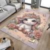 1PC Unicorn Flowers Non-Slip Floor Carpet Compatible for Office&Living Room&Bedroom&Dining Room -  Soft & Pattern-G0392