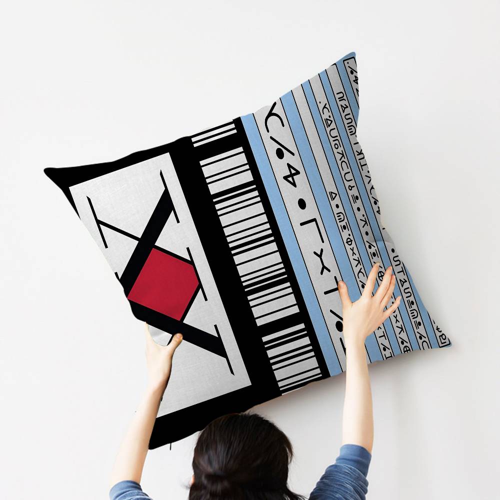 Anime Hunter X Hunters Personalized Pillow Dust Cover Bedroom Kids Party Decoration Pillowcase Birthday Children Gift