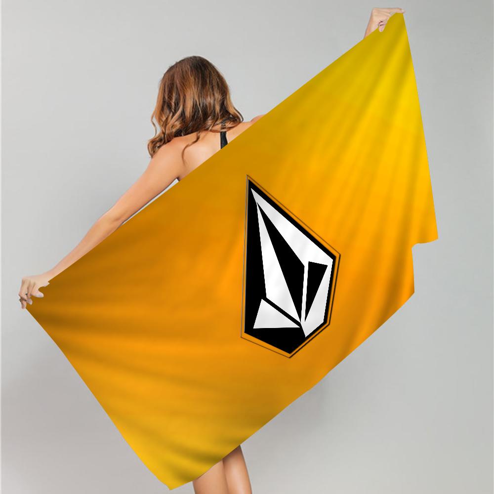 V-VOLCOM LOGO Grandi Asciugamani da Spiaggia in Microfibra Asciugatura Rapida Asciugamano Sabbia Asciugamani da Spiaggia Asciugamano da Piscina per Viaggio Nuoto Piscina Yoga