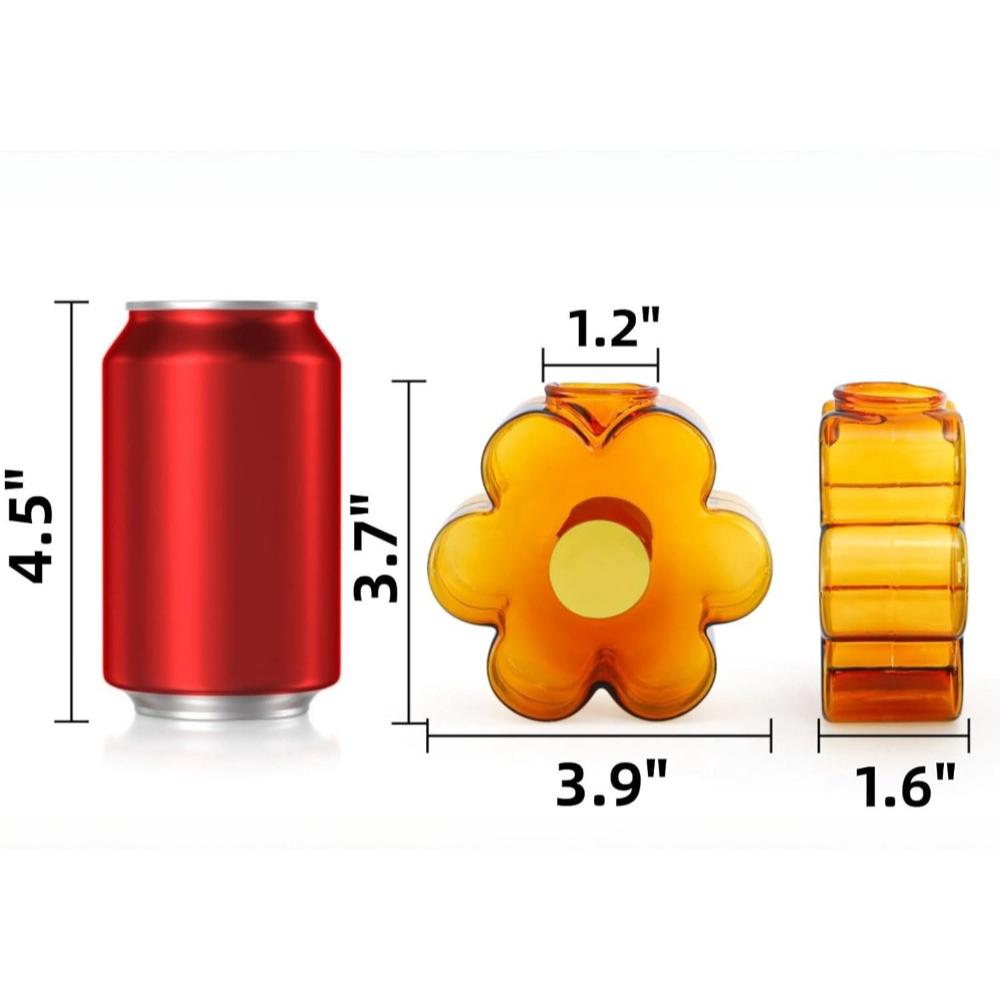 Creative Minimalist Colorful Flower Vases Hydroponic Glass Vases Flower Arrangements Dining Table Room Office Decorations