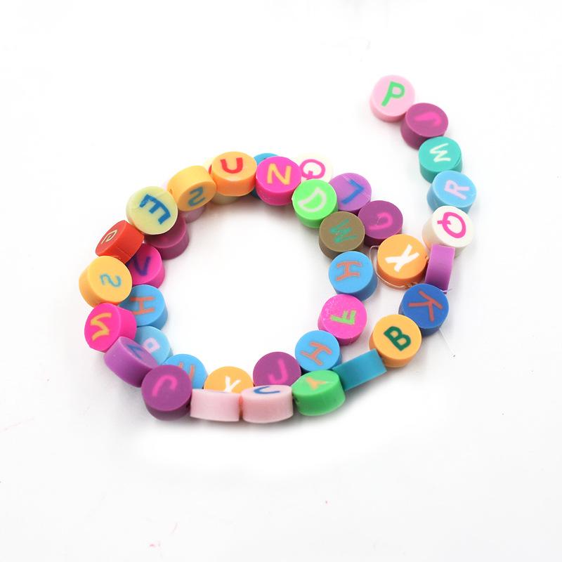Soft Pottery Beads Beaded Handmade Materials Diy Jewelry Accessories Mobile Phone Chain Bead Separation Mixed Color Soft Pottery Loose Beads