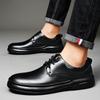 Fashion Casual Genuine Leather Man Shoes Round Toe Men's Dress Legitimate Shoes Luxury Social Designer Male Business Wedding Party Shoes