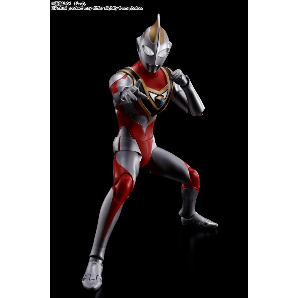 S. H. Figuarts (Shinkocho Seiho) Ultraman Gaia (V2) Ca.. 150 mm große, bewegliche Figur aus ABS und PVC, bemalt