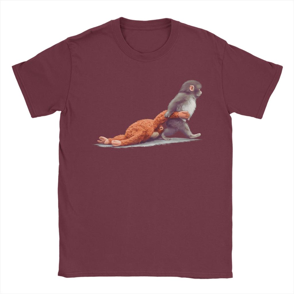 Monkey Punch Baby Graphique Petit Punch T-shirt Plage Coton Pur T-shirts Pour Unisexe Harajuku Manches Courtes Hauts Amusants