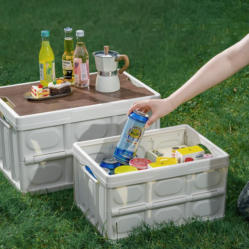Huilingyang Yunsen Foldable Outdoor Storage Box with Wooden Lid