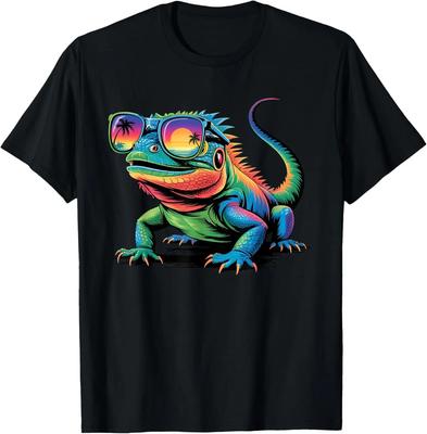 Cool Iguana Sunglasses Funny Reptile Lizard Lover Animal T-Shirt