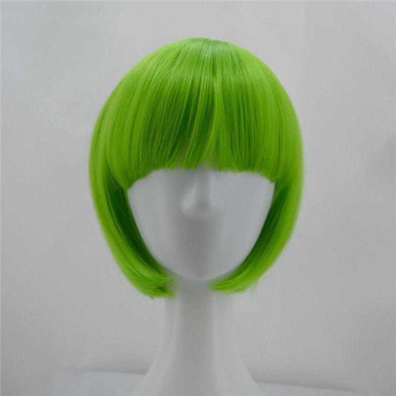 

Danganronpa Горячая Danganronpa Монака Платье Костюм Косплей Хэллоуин Униформа Костюм Wig Only,28cm/11.02in