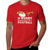 2026 Summer Unisexs Fun Rugby Pattern Letter Printed Round Neck Tshirt 100 Cotton Neutral Soft Breathable Short Sleeve