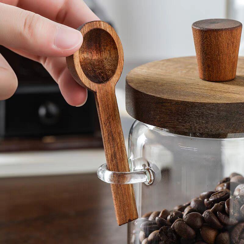 Glass Container Food Storage Jars Tea Coffee Sugar Storage Jars Candy Canister Salt Spice Jar with Lid Home Kitchen Organization