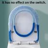 Toilet Seat Cover 1Pcs Soft Warmer Cushioned Pad Thickened Washable Bathroom Mat for Winter Comfort