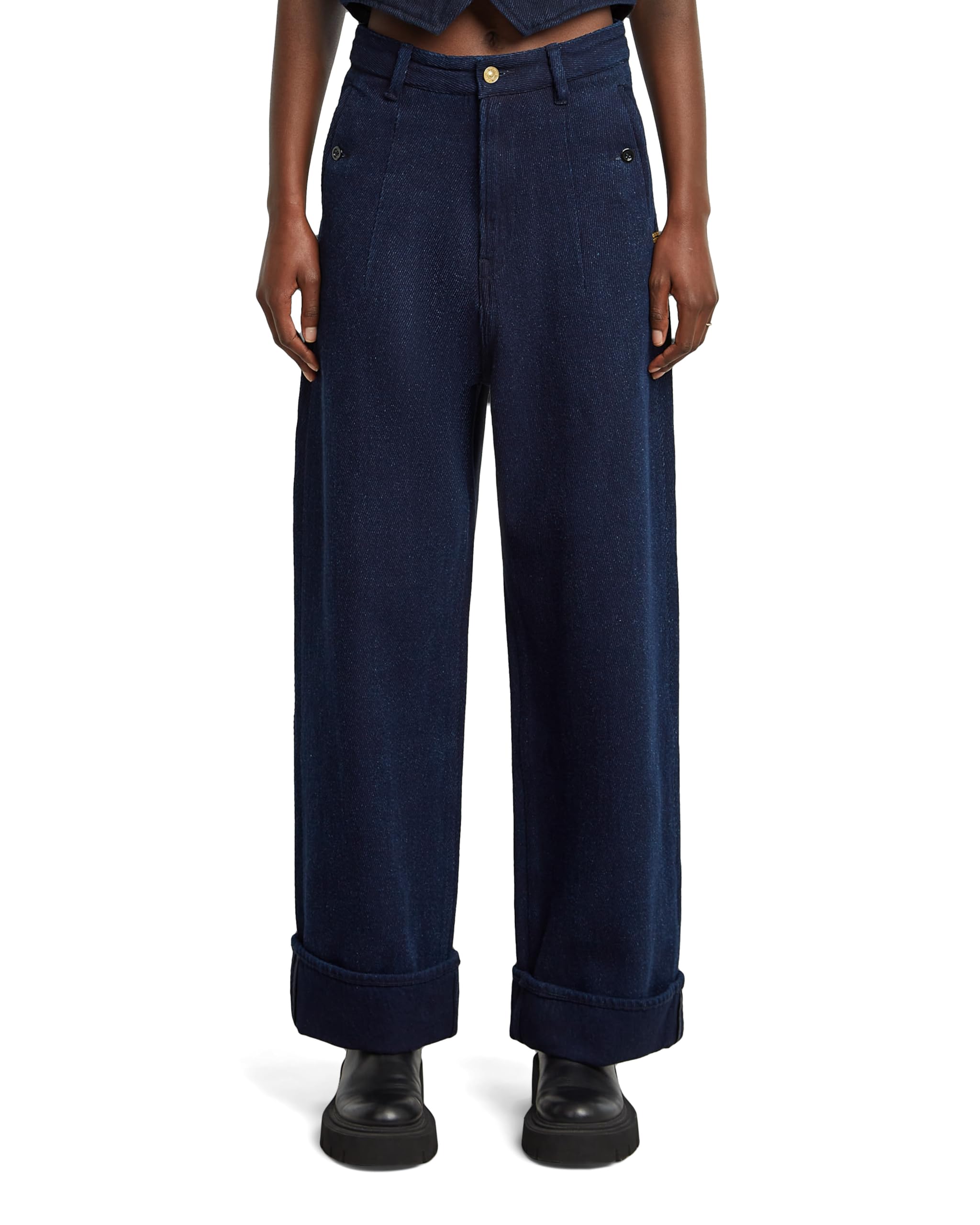 G-Star RAW Jeans Loose Fit blauw Roos High Loose Wmn D24134-C456-082-W24/L28