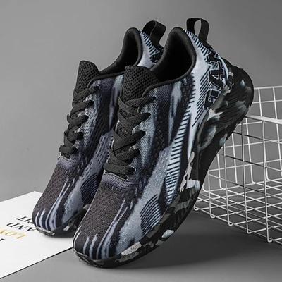 Zapatillas de deporte para hombre Fujeak, ligeras, transpirables, informales, deportivas, con cordones, para caminar