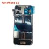Для iPhone 15 Pro Max 15Plus 15Pro Замена заднего стекла Задняя крышка корпуса с беспроводным шлейфом Металлическая пластина Часть