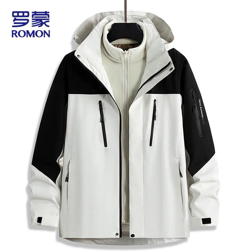 ROMON Men's Autumn/Winter 3-in-1 Windproof Outdoor Jacket
