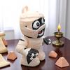 Kawaii Bandaged Mummy Action Figures Ornament Joint Movable Model Desktop Decoration Doll Key Chains Bag Pendant Halloween Gift