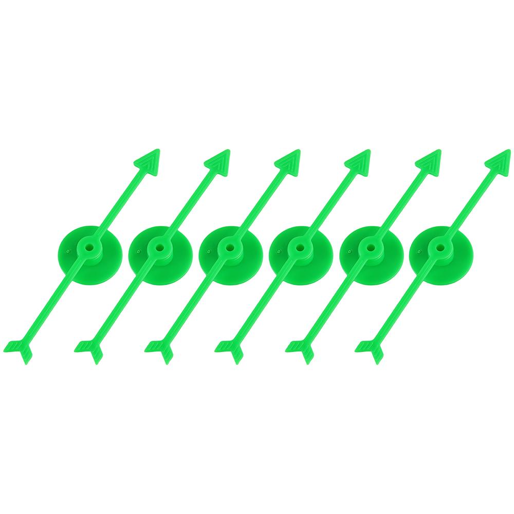 6 stücke Kunststoff Pfeil Spinner Zubehör für DIY Bord & Karte Spiele Kinder Kinder Schule Klassenzimmer Aktivitäten Party Spielzeug