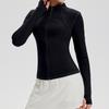 Lulu Women's Quick-Dry Yoga Jacket: Long Sleeve Cardigan for Running, Cycling, and Fitness - Perfect for Autumn and Winter