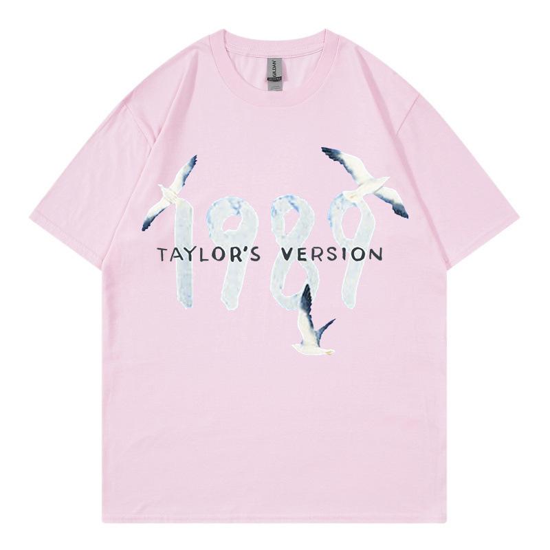 New Men's Taylor Swift Cotton Printed Men's and Women's Short Sleeve Crew Neck T-Shirt