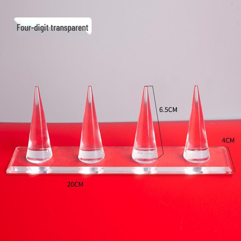 Acrylic Cone Ring Display Stand for Jewelry