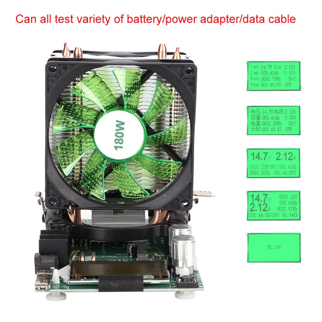 185W Elektronická zátěž s konstantním proudem 200V 20A Tester baterií Kapacita vybíjení 100?Zástrčka 240V US